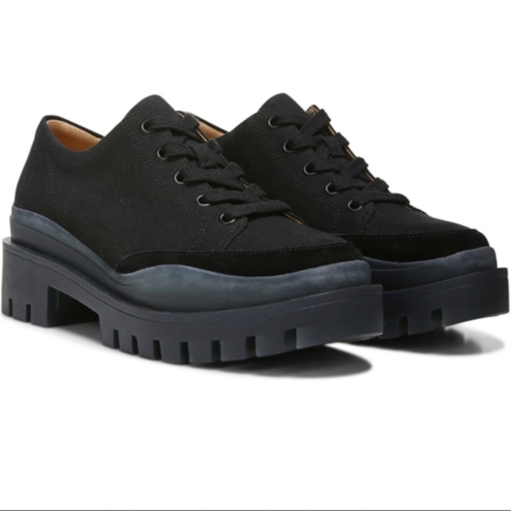 Vionic Ezrie Platform Chunky Lug Sole Sneaker In Black Size 7.5